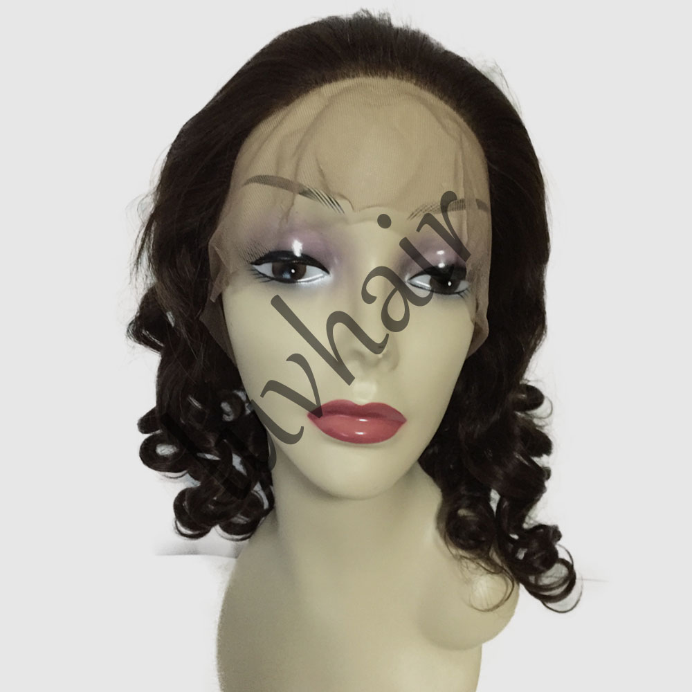 #3 loose curl full lace wig