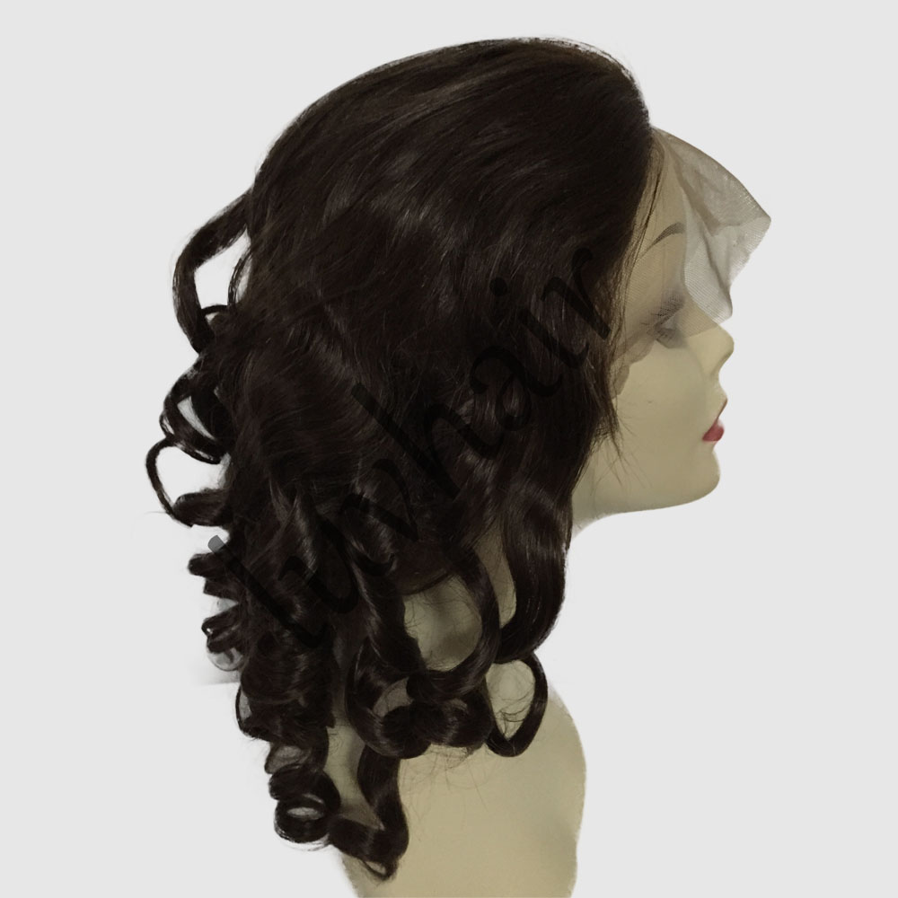 #3 loose curl full lace wig