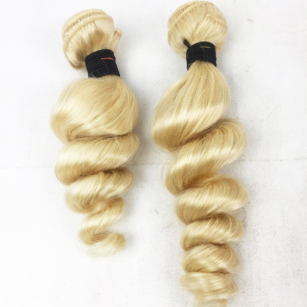 Blond Hair 613 Wefts Loose Wave Blond Wefts
