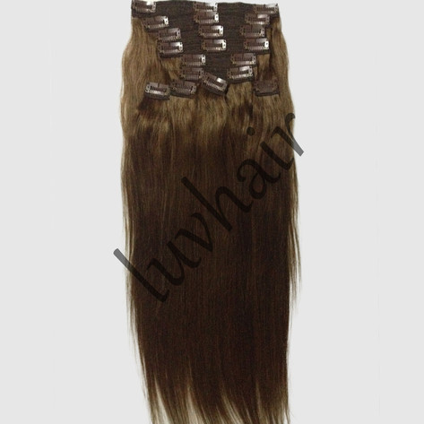 150g #6 clip on hair