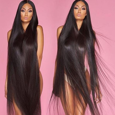 Long Hair Bundles Peruvian Raw Silky Straight Bundles