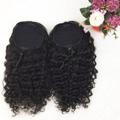 3A-3B Kinky Curl Ponytails